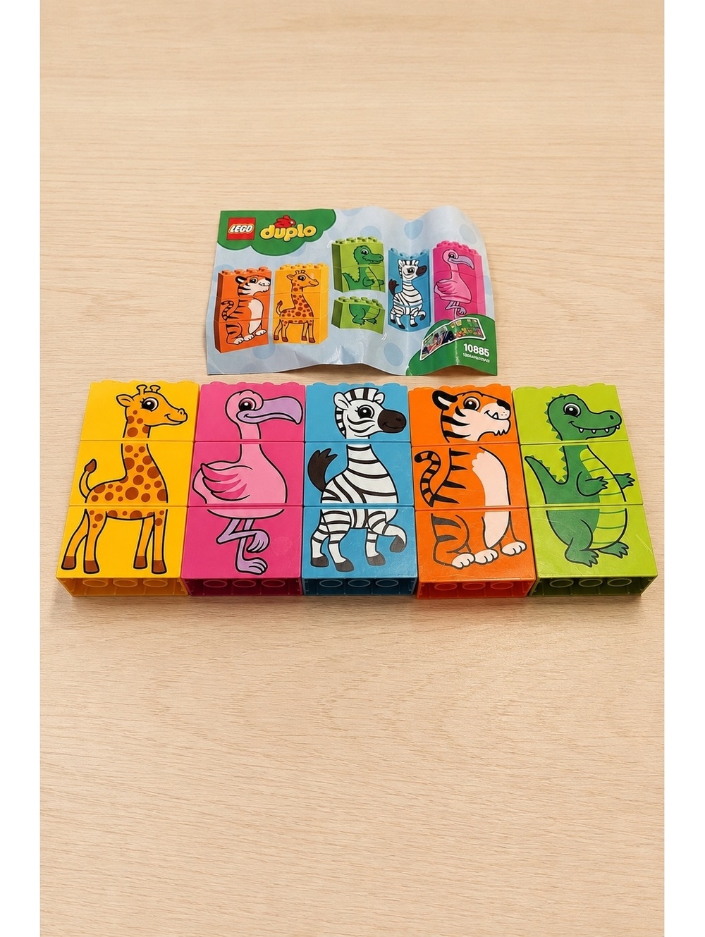 LEGO Duplo Animal Blocks Set 10885, COMPLETE with manual, Used